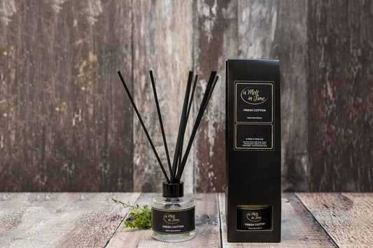 Fresh Cotton Luxury Reed Diffuser - A Melt In Time Ltd