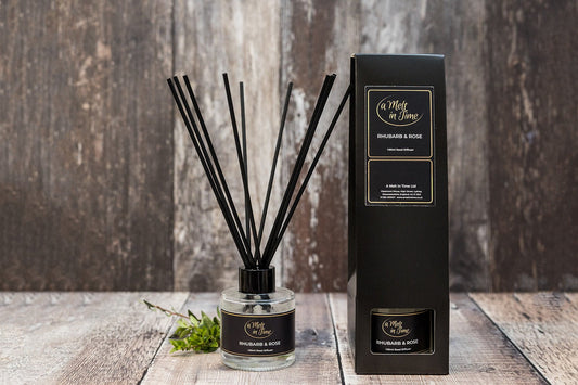 Rhubarb And Rose Luxury Reed Diffuser - A Melt In Time Ltd