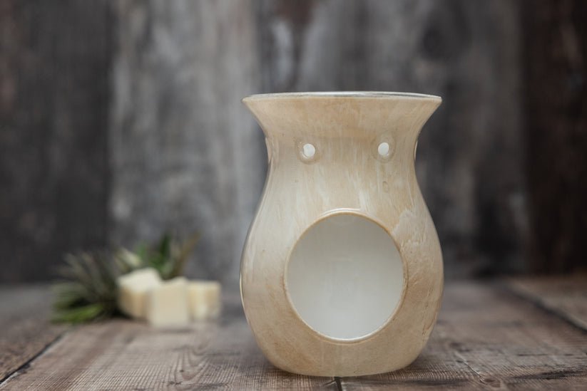 Valencia Marble Style Wax Burner - Not Quite Perfect - A Melt In Time Ltd