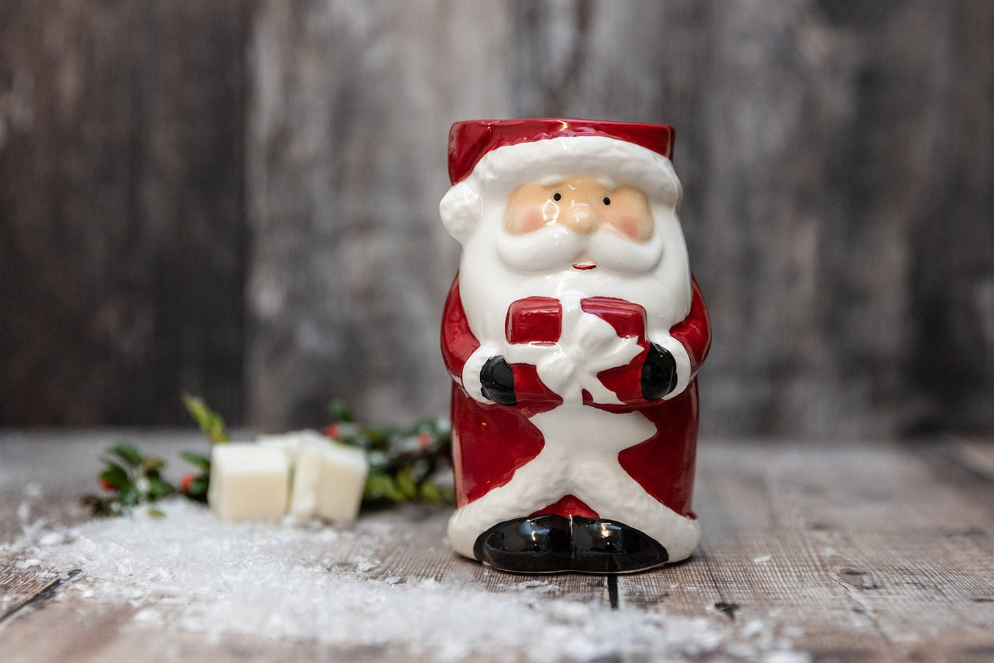 Santa Claus Christmas Tea Light Wax Burner - A Melt In Time Ltd